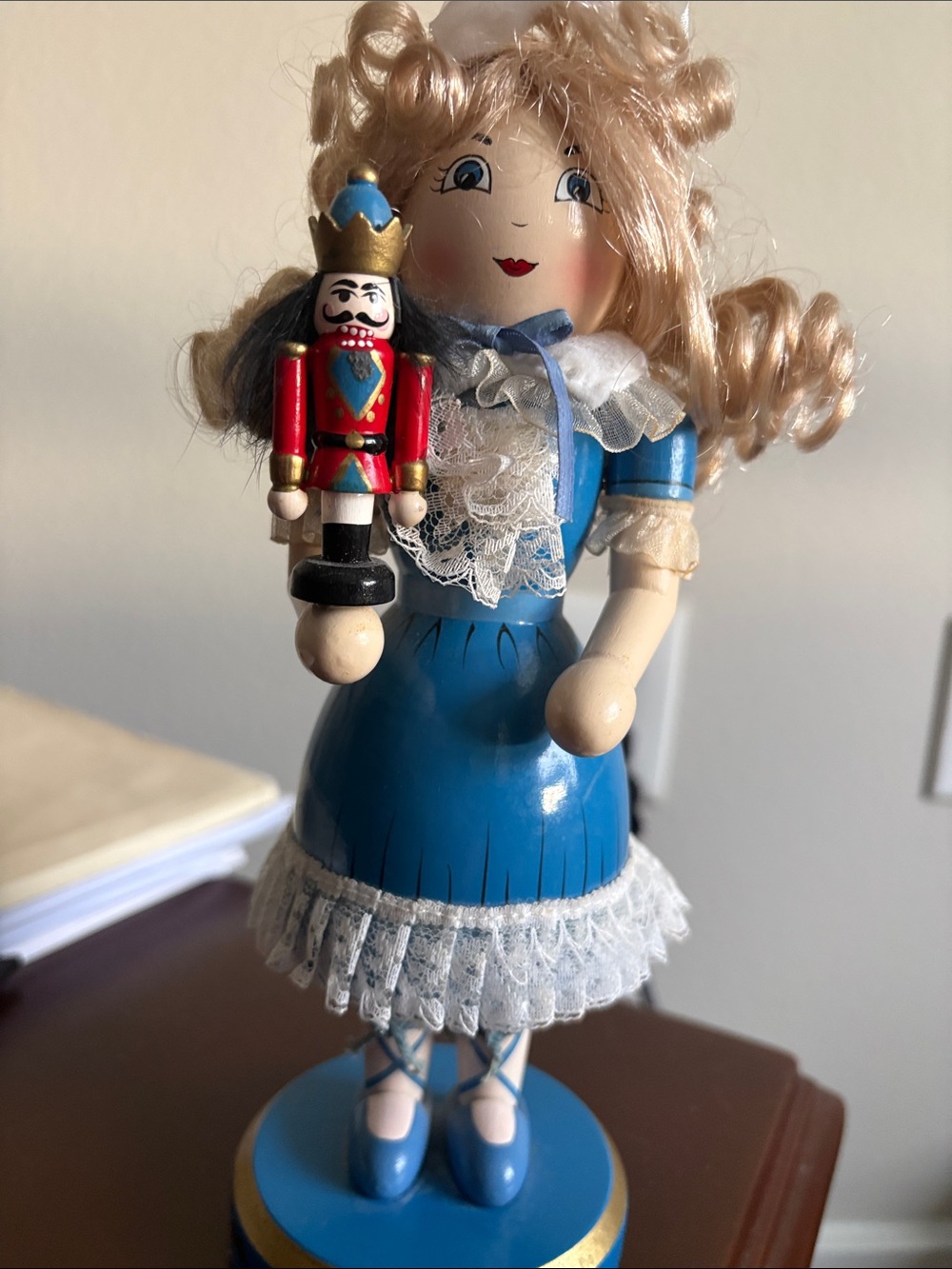 Blue Nutcracker Doll Home Accent